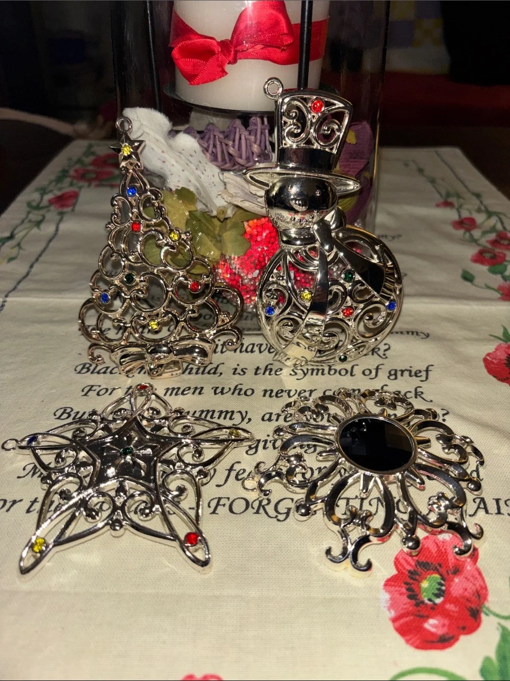 Lenox Silverplate Ornament Lot!